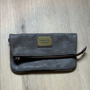 Simply Vera Vera Wang Charcoal Wristlet